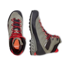 Mammut Hiking Shoes Kento Advanced High GTX (Mountain Boots with limited crampon compatibility, waterproof) brown/red Men